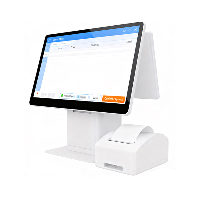 POS All in One Terminal Payment Machine Touch Screen Point of Sales DDR4 POS Machine Store Cash Register Cafe Small MOQ
