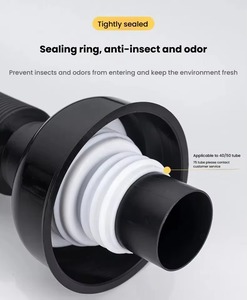 Tubo de drenaje de lavabo Universal de baño a prueba de fugas antiolor de alta calidad, tubo de drenaje de lavabo estirable Flexible - Product Image 5