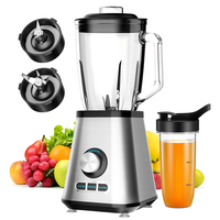 Licuadora de Cítricos PC-2111 Más Vendida, Cuchillas de Acero Inoxidable, Motor Silencioso, Licuadora Personal Eléctrica para Cocina y Hogar
