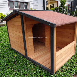 SDD011 SHUNDA Casa de Madera de Alta Calidad para Perros Villa de Lujo Impermeable para Perros de Raza Grande Casa para Mascotas - Product Image 6