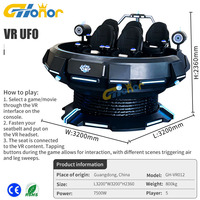 Machine de jeu VR, simulateur VR UFO, équipement d'amusement très vendu pour les parcs d'attractions intérieurs