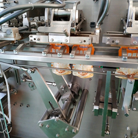Machine d'emballage horizontale automatique haute vitesse ISO9001 pour le remplissage de sachets de boissons et d'aliments, avec étiquetage de films Doypack à bec verseur supérieur