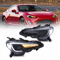 Ensemble de phares LED pour Scion FR-S Subaru BRZ Toyota 86 2012-2016, DRL, clignotant séquentiel, lentille à double faisceau