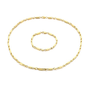 Pulsera Minimalista de Acero Inoxidable de Alta Gama Kalen, Collar de Cadena con Cuentas Biseladas, Moderno, para Hombre y Mujer - Product Image 5