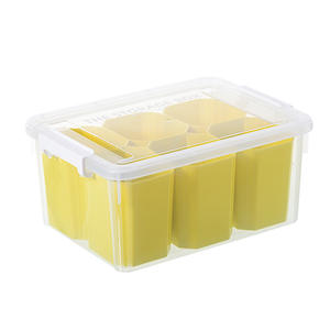 Boîte de rangement pour jouets divisée 16L avec poignée pour l'organisation des jouets d'enfants - Product Image 3