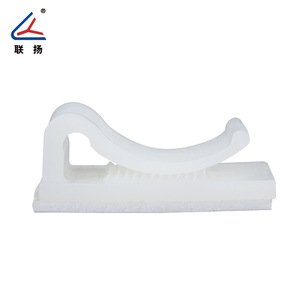 Base de fixation adhésive pour câble Lianyang FCN-152025 en ABS pour câble plat, organiseur de câblage de bureau - Product Image 4