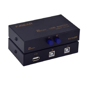 Fjgear 2 Port <b>Usb</b> <b>Switch</b> Fj-1a2b 2 In 1 Out Printer Sharing Device - Product Image 2