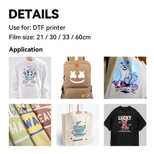 Gwin ฟิล์ม A4ม้วนสำหรับสัตว์เลี้ยงฟิล์ม Dtf ขนาด21ซม. x 100ม. สำหรับสิ่งทอการถ่ายเทความร้อนเข้ากันได้กับเครื่องพิมพ์ DTF A4 - Product Image 6