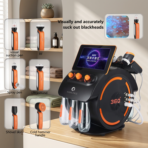 Facial Peeling Device Hydrodermabrasion <b>Micro</b> Crystal Dermabrasion <b>Machine</b> Vacuum Blackhead Extraction Deep Hydro Brightening - Product Image 1