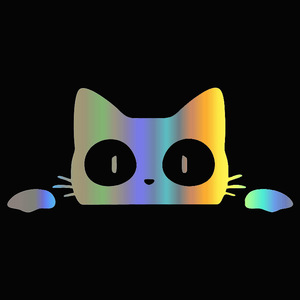 <span class=keywords><strong>Adesivi</strong></span> <span class=keywords><strong>per</strong></span> <span class=keywords><strong>Auto</strong></span> Gatto che Fissa, Cartone Animato, Personalizzati <span class=keywords><strong>per</strong></span> Finestrini e Carrozzeria - Product Image 6