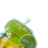 Sachet d'échantillon de forme personnalisée pour emballage cosmétique de lotion, pochette souple avec bec verseur pour crème visage, sac souple pour liquides avec buse