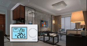 Thermostat de chaudière écologique pour pièce, mode chaleur/arrêt/refroidissement non programmable - Product Image 6