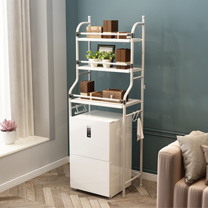 Bathroom Storage Rack 5 Tier Freestanding Corner <b>Shelf</b> For Toilet Sink Washing Machine - Product Image 1