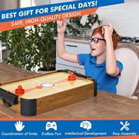 Table de hockey sur air portable en PVC personnalisable pour enfants, adolescents et adultes – Jeu de mini-hockey sur air de 24 pouces pour le divertissement