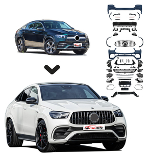 Kit de Conversión de Carrocería para <span class=keywords><strong>Mercedes</strong></span> Benz C167 <span class=keywords><strong>GLE</strong></span> <span class=keywords><strong>Coupé</strong></span> 2020-<span class=keywords><strong>2023</strong></span>, Actualización a GLE63 AMG, Parachoques Delantero y Trasero - Product Image 1