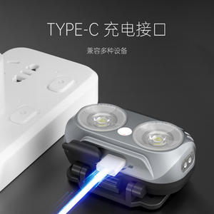 Lampe frontale LED haute puissance 2000 mAh rechargeable, étanche, inclinable et réglable pour usage extérieur - Product Image 2