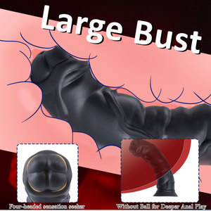 Tapón Anal Realista, Corto y Grueso, de Silicona Líquida, Impermeable, Suave y Flexible, para Alivio del Estrés, Juguete Sexual - Product Image 4