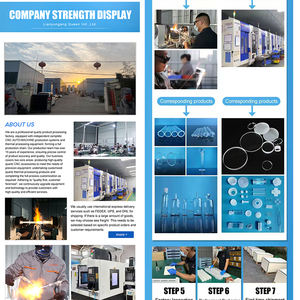 Fused Großhandel Hochwertige klare Quarzglas Ziegel Premium klare Quarz kugel Quarz schalen - Product Image 4