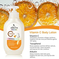 Fruitzuur Vitamine C Crème 450ml Hydraterende Verlichtende Melk met VC Capsule Antioxidantenbescherming voor 's Nachts Gebruik Alle Huidtypen