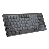Logitech MX Mechanical Mini Wireless untuk Keyboard LED Click Tactile Quiet Linear Ringan dengan Lampu Latar untuk Desktop