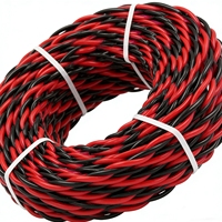 Câble souple torsadé RVS en cuivre sans oxygène 2*6mm 300V isolé PVC pour alarme, haut-parleur, interphone OEM, faible MOQ, livraison rapide