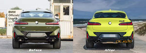 Difusor Trasero <span class=keywords><strong>X4</strong></span> G02 Lci Mejorado, Difusor de Parachoques X4m con Tubo para <span class=keywords><strong>BMW</strong></span> <span class=keywords><strong>X4</strong></span> G02 Lci Bodykit 2022 <span class=keywords><strong>2023</strong></span> - Product Image 6