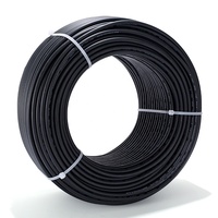 Cable de Alimentación XIONGISOLAR de 1m, Cobre Estañado, Aislamiento XLPE/XLPO, 0.6/1KV CA, Revestimiento de Goma, IP67 Impermeable, 12AWG/4MM2
