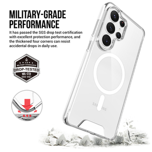 Coque de téléphone magnétique transparente en gros pour Samsung Galaxy S26 Ultra, coque arrière <span class=keywords><strong>rigide</strong></span> en PC de haute qualité, antichoc - Product Image 2