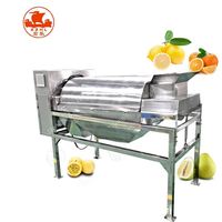 Stekelige Peer Passievrucht En Draak Fruit Schillen Arils Verwerkingsmachine Lijn Industriële Granaatappel Wassen Schilmachine