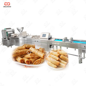 Rouleau de printemps vietnamien automatique roulant à congélation rapide Lumpia faisant la machine pour faire des rouleaux de printemps - Product Image 2