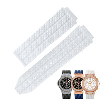 Hu-blot 25*19mm pour montre Hublo Big-bang, bracelet de montre en silicone caoutchouc pour homme et femme, étanche, sport, remplacement