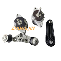 4Pcs Support de moteur et de transmission pour Porsche Panamera 4.8L V8 2011-2016