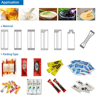 Machine d'emballage automatique de scellage de sachets liquides de shampooing de lotion au miel de crème de fruit de gel d'énergie de gelée de forme irrégulière