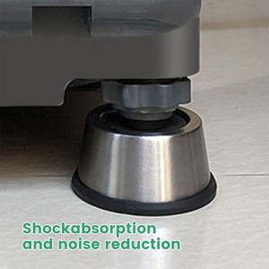 Patins anti-vibrations en métal personnalisés pour lave-linge et sèche-linge, base de patins en acier inoxydable pour les fonctions anti-vibrations et anti-déplacement - Product Image 4
