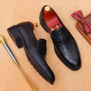 Nouvelles Bottes Classiques de Designer pour Hommes en Cuir Véritable Automne Hiver 2025 Confortables, Imperméables, Antidérapantes, à Enfiler DSYX - Product Image 5