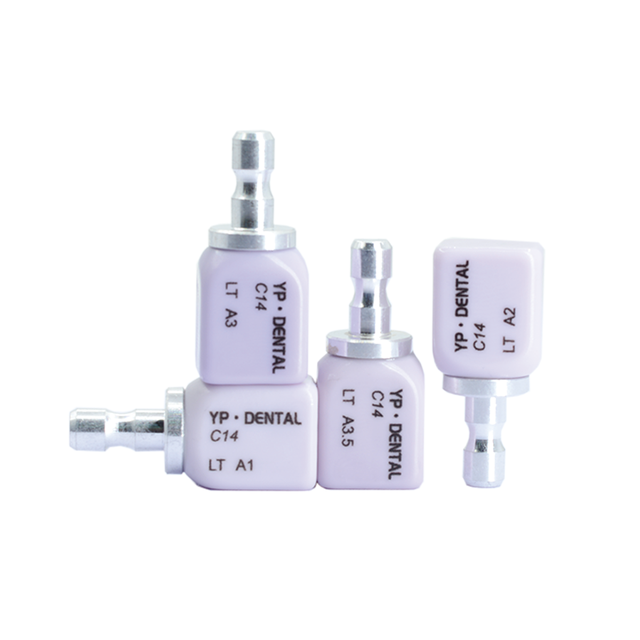 High Grade Dental Glass Ceramic CAD CAM HT LT Lithium Disilicate Glass Ceramic Blocks for Dental Laboratory