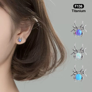 G23 Titanium thời trang piercing đồ trang sức labret piercing Spider TITAN chất lượng cao bên trong ren Lip Stud đồ trang sức daith <span class=keywords><strong>tragus</strong></span> - Product Image 3