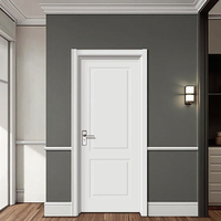 Portes de chambre intérieures en bois personnalisables en gros d'usine Design moderne Finition professionnelle pour les maisons Autre produit de porte