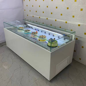 Vetrina per torte Multidecks a pavimento personalizzata o vetrina per torta al cioccolato refrigerata per bar minimarket - Product Image 2