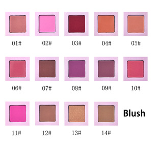 All'ingrosso vivace roseo rosso fard Palette doppio-prendere pigmento alto opaco e rugiada guancia fard 5g polvere minerale per il viso - Product Image 2
