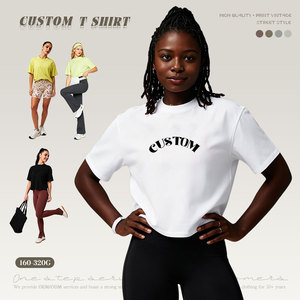 T-Shirt <span class=keywords><strong>bianca</strong></span> oversize da <span class=keywords><strong>donna</strong></span> in cotone 100% T-Shirt da <span class=keywords><strong>donna</strong></span> in cotone a forma larga da <span class=keywords><strong>donna</strong></span> - Product Image 1