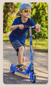 Patineta Plegable de Dos Ruedas Adult771 para Jóvenes, Uso en Ciudad y Campus, para Niños de 6-8-12 Años, Marco de Acero, Ruedas de PU de 6 Pulgadas, Ajustable en Altura - Product Image 5