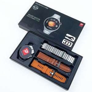 ساعة D25 4 برو ساعة ذكية للرجال لياقة بدنية رياضة شحن لاسلكي ساعة متعددة الأشرطة شاشة مستديرة ساعة ذكية استشعار الإصبع - Product Image 1