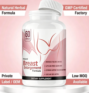 Cápsulas Naturales para el Aumento <span class=keywords><strong>de</strong></span> Senos para Mujeres - Suplemento Herbal para Reafirmar y Levantar el Busto - Píldoras para el Equilibrio Hormonal y Apoyo del Estrógeno - Product Image 1