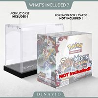 Pokemon Booster Box Protector Pokemon Japanese Booster Box Protector Case -  Clear Plastic Display Box, 1pc Pokemon Card Case