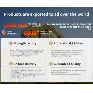 Sticker mural <span class=keywords><strong>bleu</strong></span> salle de bain auto-adhésif décor bon marché <span class=keywords><strong>papier</strong></span> <span class=keywords><strong>peint</strong></span> à peler et à coller carrelage panneau mural 3d décoration pour l'amélioration de l'habitat - Product Image 3