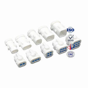 Konektor otomotif tahan air putih seri 1.8 colokan pria dan wanita 2 lubang Ssensor <span class=keywords><strong>3</strong></span>-core konektor <span class=keywords><strong>Harness</strong></span> kawat 4p DJ7021G-1.8 - Product Image 1