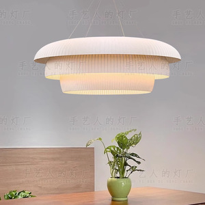 Handmade Pendant Light Round Led E27 Switch <b>Control</b> For Restaurant Bedroom Tea Room <b>Zen</b> Style Lighting - Product Image 3