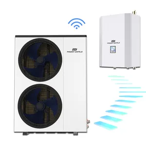 罗马尼亚流行的evi热泵r410分体式系统evi空气对水dc逆变器太阳能混合热泵