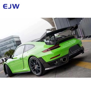 Alerón Trasero de Fibra de Carbono Seca de Doble Capa Estilo GT3RS Mejorado para Porsche <span class=keywords><strong>911</strong></span> 991, Reemplazo Específico para el Compartimento de Equipaje - Product Image 3